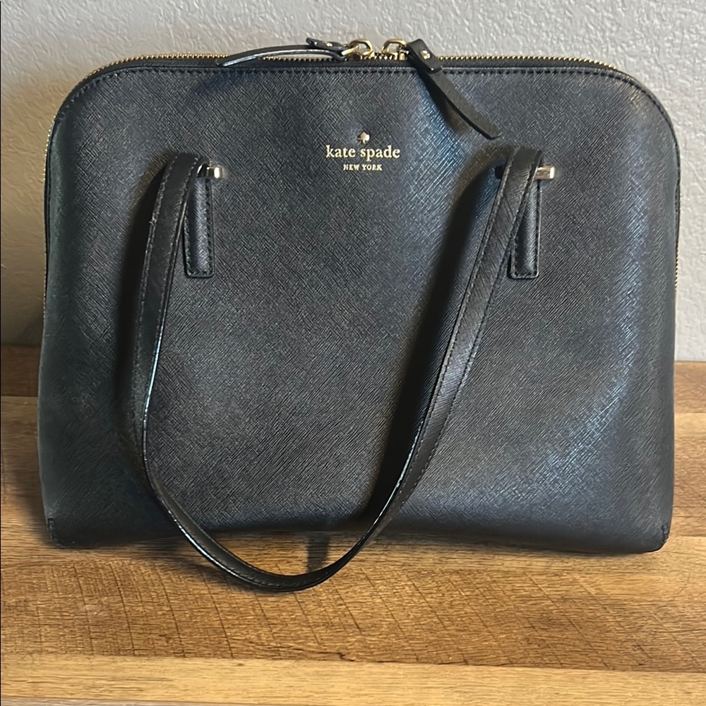 Kate Spade Black Leather Shoulder Bag